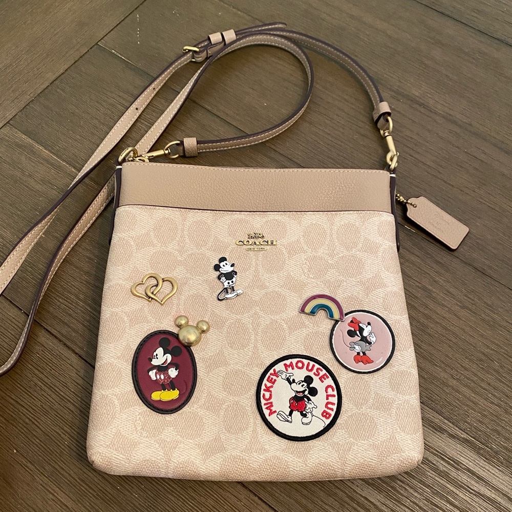EUC - Coach Disney Leather Mickey Crossbody
